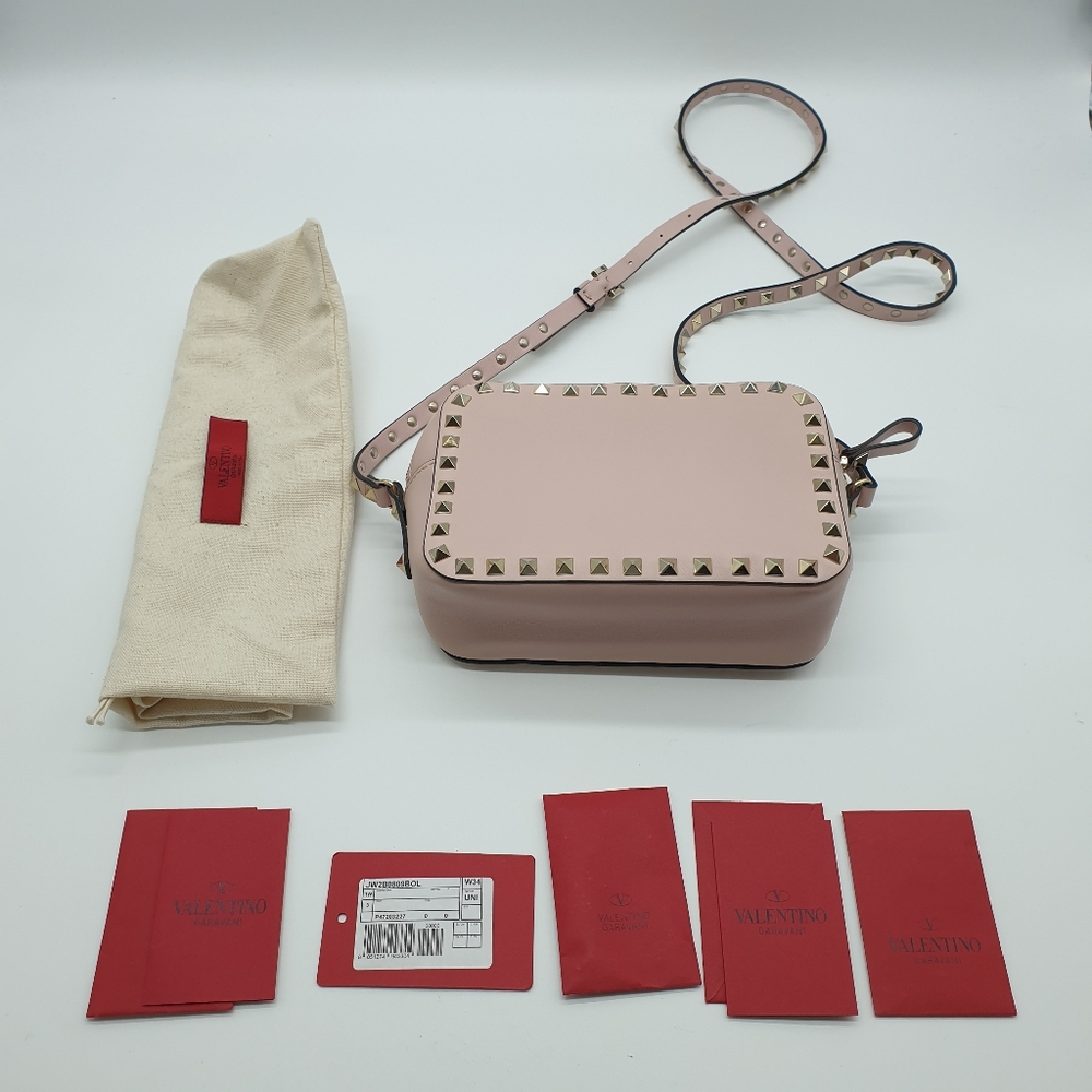Valentino Rockstud Camera Bag - Pink - Picture 9 of 9